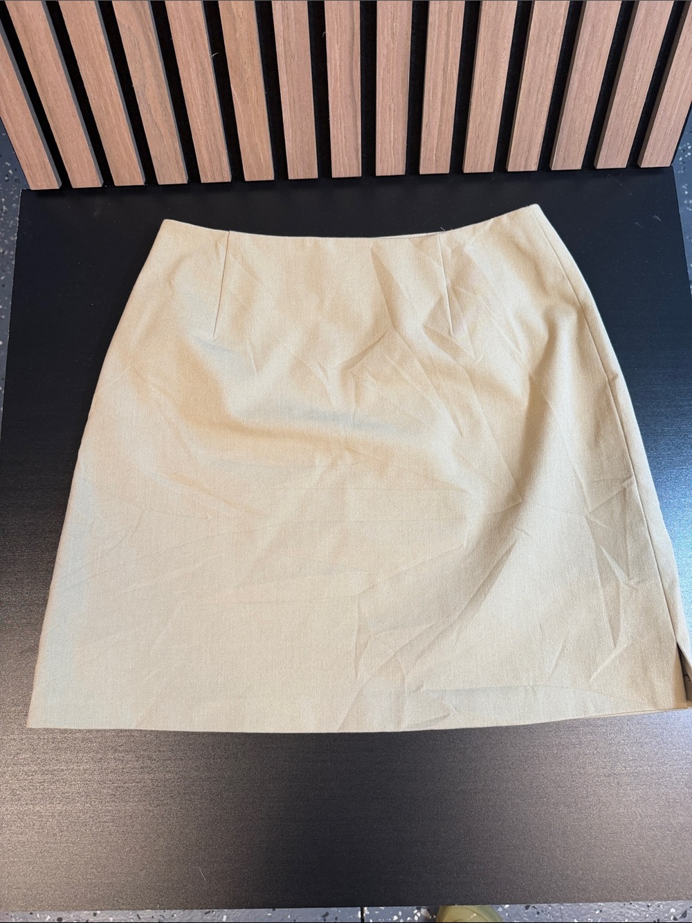 The Limited Light Cream Mini Skirt